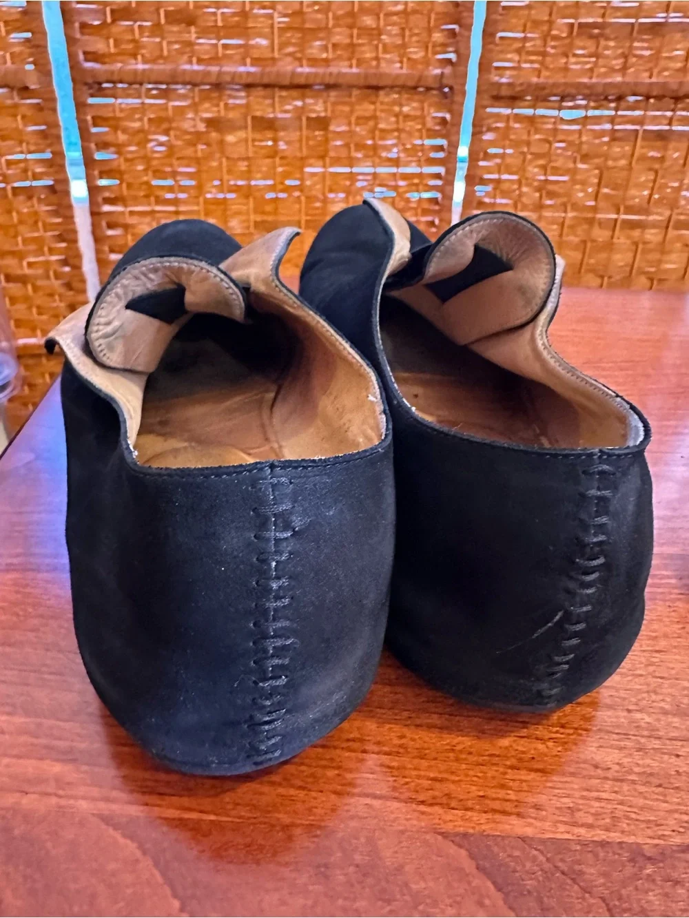 Classic Black Suede Slip-On Loafers for Men